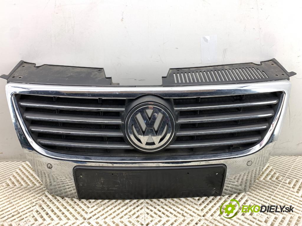 VW PASSAT B6 Kombi 2007 103 kW 2.0 TDI 1968 mřížka maska 3C0853651AK (Přední mřížka (maska chladiče))