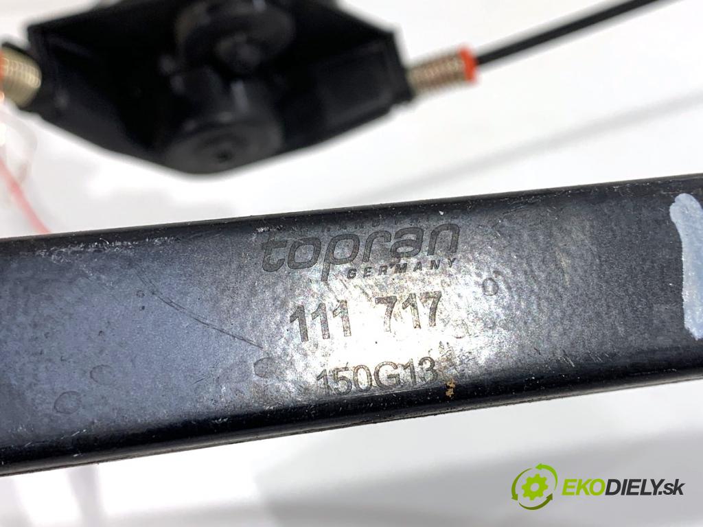 VW TRANSPORTER T4 Autobus 1996 50 kW 1.9 TD 1896 mechanismus okna levý přední část 111717