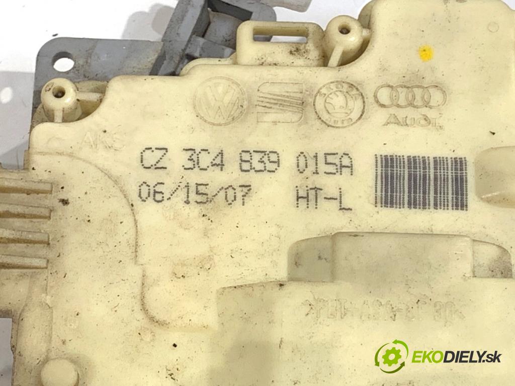 VW PASSAT B6 sedan 2007 77 kW 1.9 TDI 1896 zámok dveře levý zadní část 3C4839015A