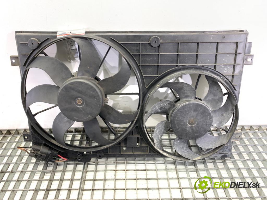 VW PASSAT B6 sedan 2007 77 kW 1.9 TDI 1896 Ventilátor chladiča 1K0121207T (Ventilátor)