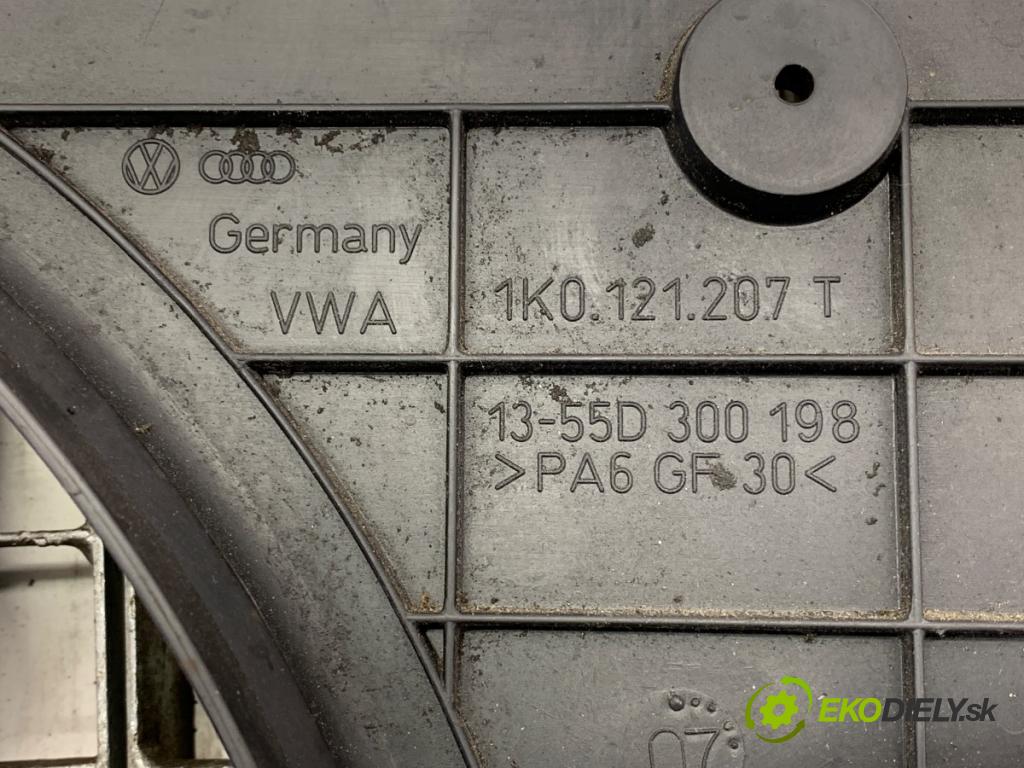 VW PASSAT B6 sedan 2007 77 kW 1.9 TDI 1896 Ventilátor chladiča 1K0121207T (Ventilátor)