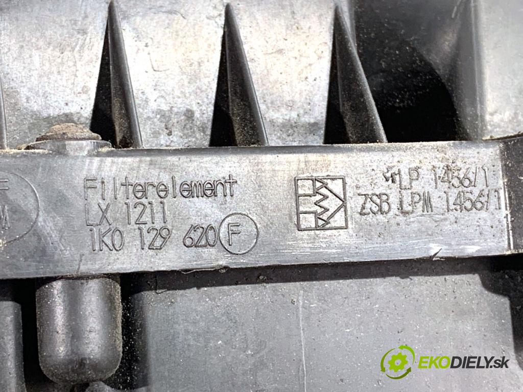 VW PASSAT B6 sedan 2007 77 kW 1.9 TDI 1896 obal filtra vzduchu 3C0129607AF (Kryt vzduchového filtru)