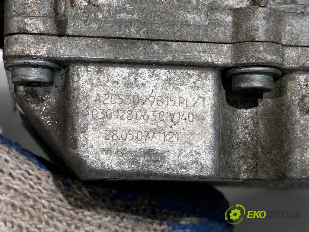 VW PASSAT B6 sedan 2007 77 kW 1.9 TDI 1896 Škrtiaca klapka 03G128063C (Škrtiaca klapka)