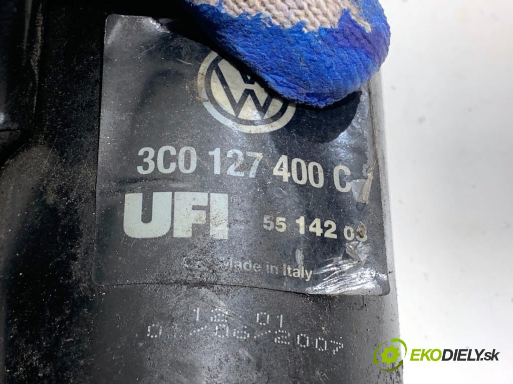 VW PASSAT B6 sedan 2007 77 kW 1.9 TDI 1896 obal filtra paliva 3C0127400C (Kryt palivového filtru)