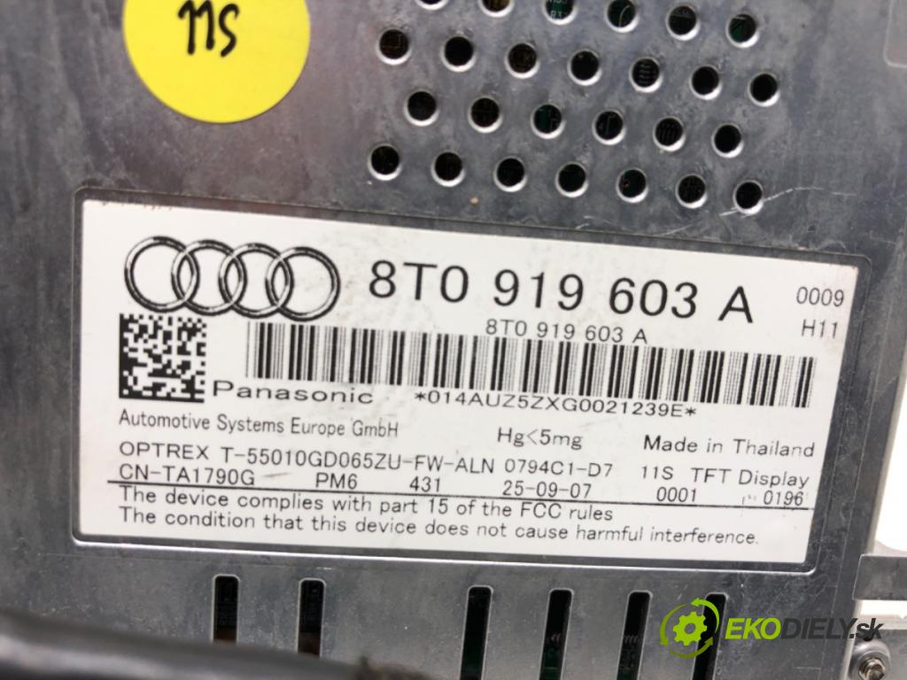 AUDI A4 B8 sedan 2008 118 kW 1.8 TFSI 1798 Dislpej 8T0919603A (Prístrojová doska)