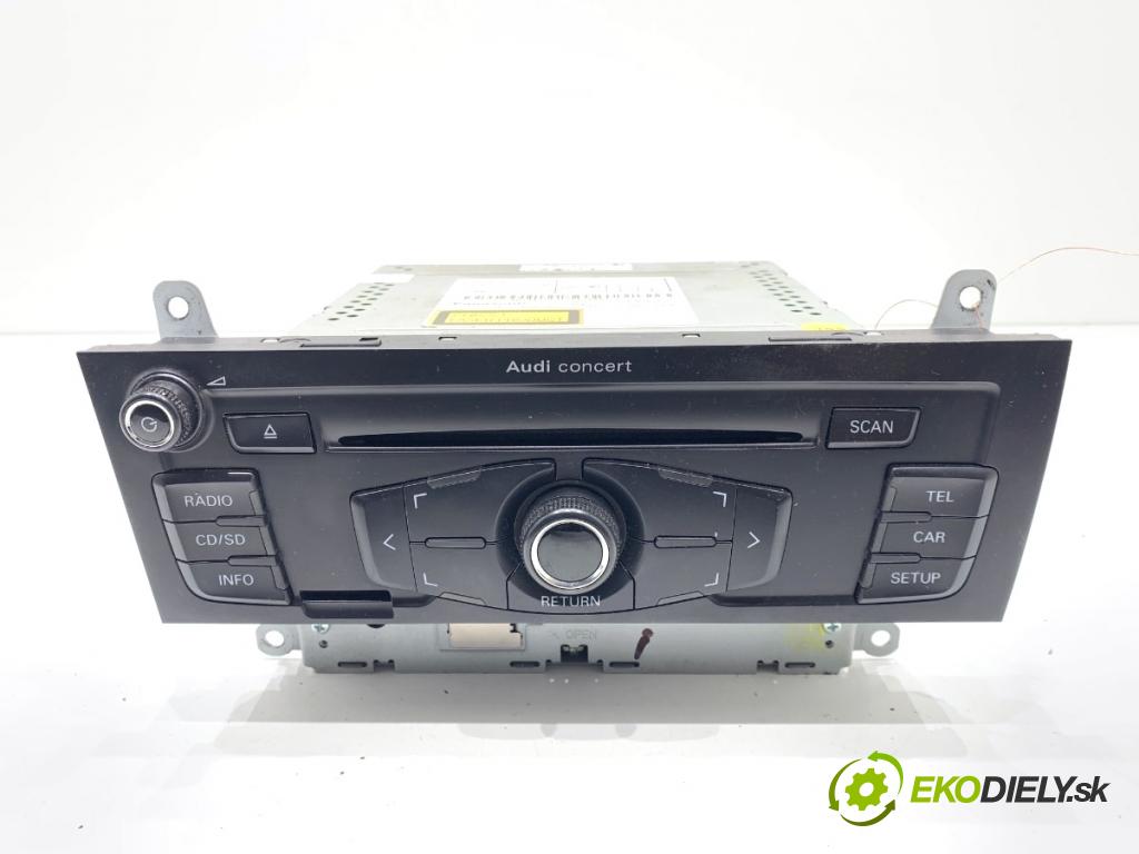 AUDI A4 B8 sedan 2008 118 kW 1.8 TFSI 1798 RADIO 8T1035186B (Audio zariadenie)