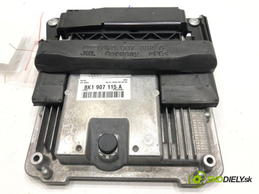 AUDI A4 B8 sedan 2008 118 kW 1.8 TFSI 1798 riadiaca jednotka Motor 8K1907115A (Riadiaca jednotka)