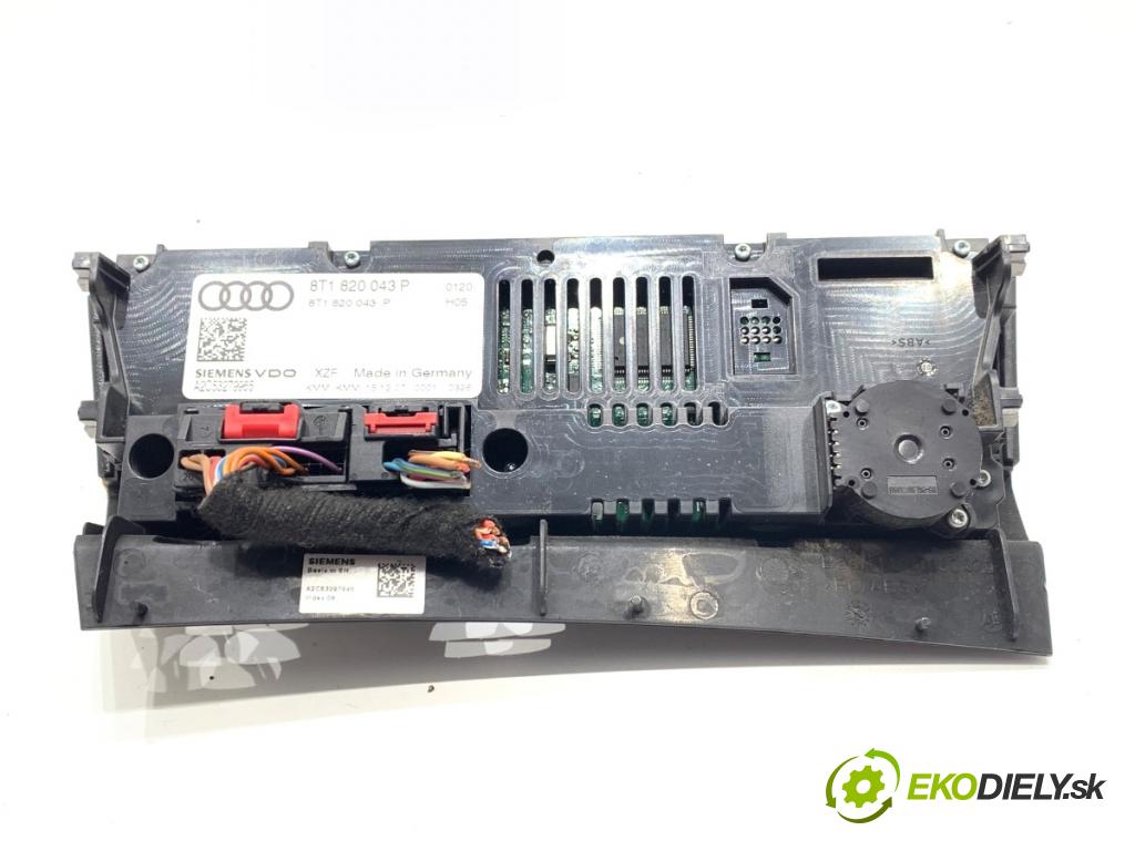 AUDI A4 B8 sedan 2008 118 kW 1.8 TFSI 1798 Panel ovládania kúrenia 8T1820043P (Prepínacie páčky pod volantom)