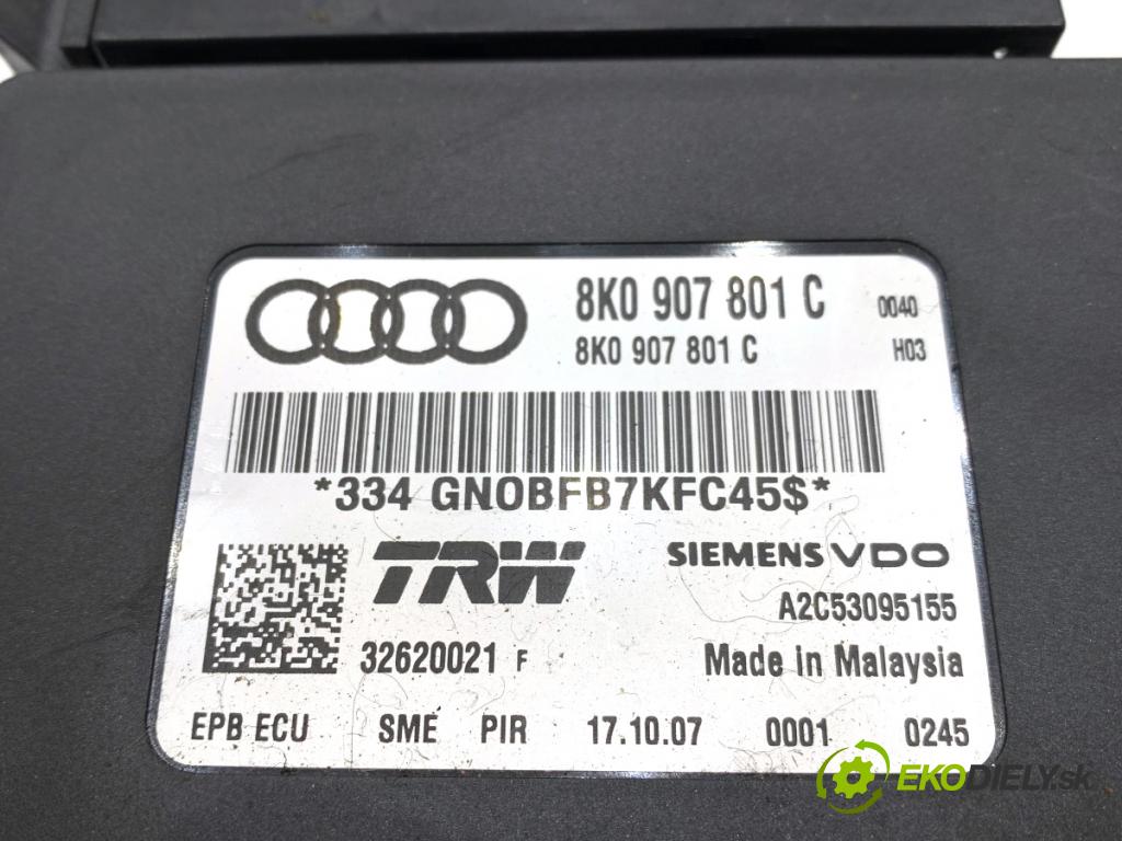 AUDI A4 B8 sedan 2008 118 kW 1.8 TFSI 1798 modul brzdy ruční brzdy 8K0907801C