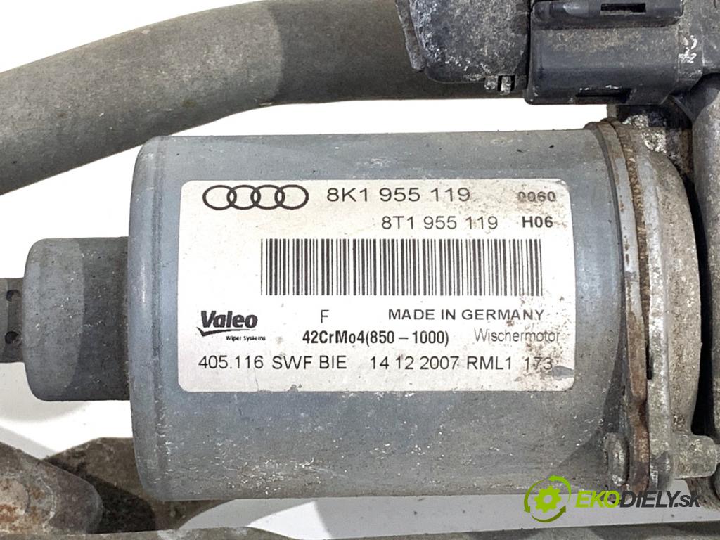AUDI A4 B8 sedan 2008 118 kW 1.8 TFSI 1798 Mechanizmus stieračov predný 8K1955119 (Motorček stieračov predný)