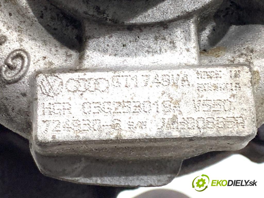 VW TOURAN nadwozie wielkoprzestrzenne (MPV) 2005 103 kW 2.0 TDI 1968 Turbodúchadlo,turbo 03G253019A (Turbodúchadlo (kompletné))