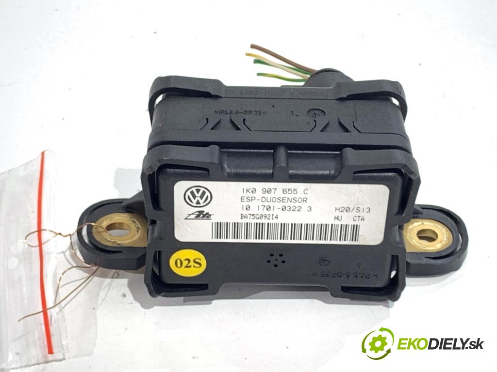 VW TOURAN nadwozie wielkoprzestrzenne (MPV) 2005 103 kW 2.0 TDI 1968 snímač ESP 1K0907655C