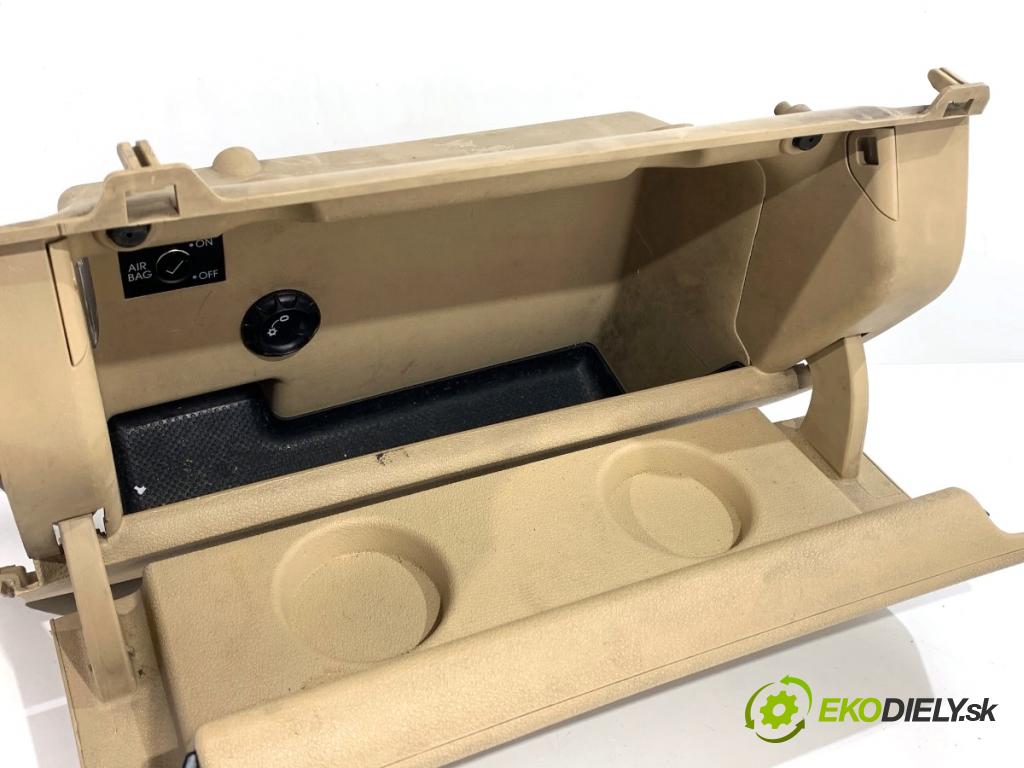 VW TOURAN nadwozie wielkoprzestrzenne (MPV) 2005 103 kW 2.0 TDI 1968 Priehradka, kastlík spolujazdca 1T1857101A (Priehradka (kastlík))