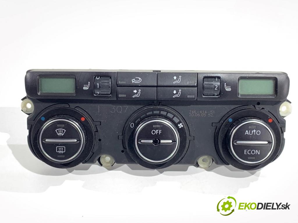 VW TOURAN nadwozie wielkoprzestrzenne (MPV) 2005 103 kW 2.0 TDI 1968 Panel ovládania kúrenia  (Prepínacie páčky pod volantom)
