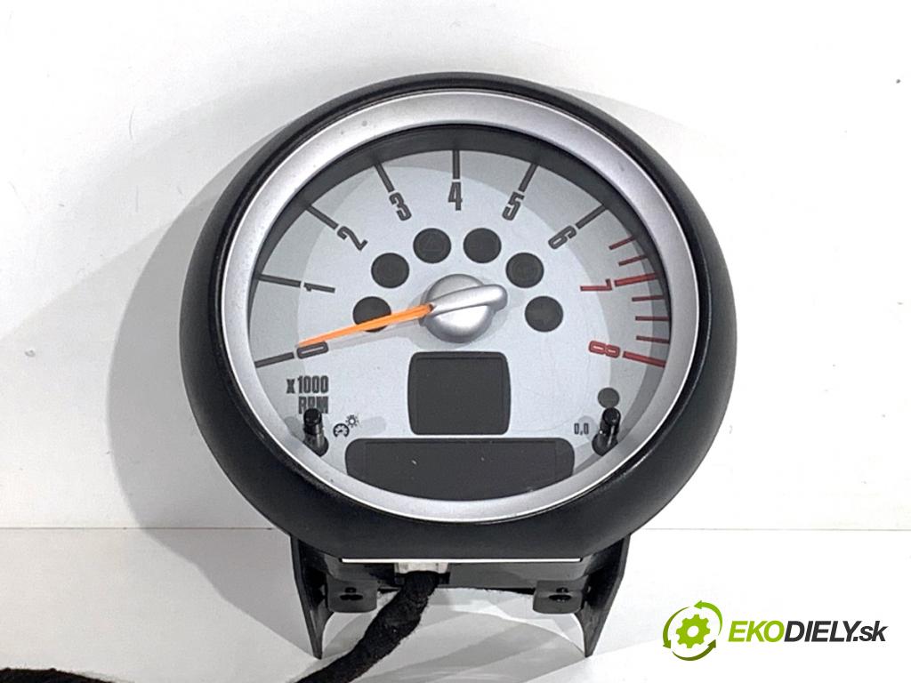 MINI R56 liftback 2007 88 kW Cooper 1598 Otáčkomer 9160217 (Prístrojová doska)