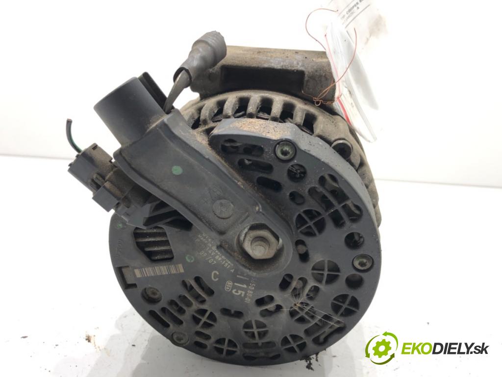 MINI R56 liftback 2007 88 kW Cooper 1598 Alternátor V757565080 (Alternátor)