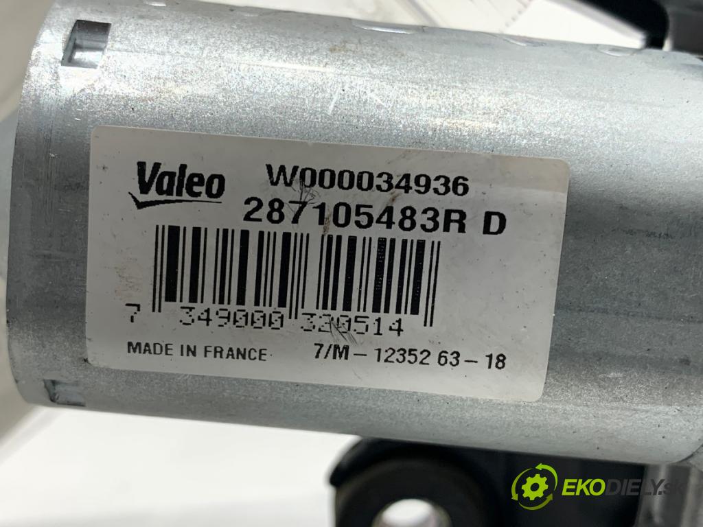 RENAULT CAPTUR I liftback 2018 81 kW 1.5 dCi 110 1461 Motor stieračov zad 287105483R
