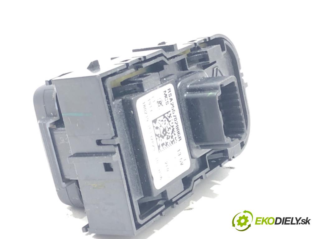 RENAULT CAPTUR I liftback 2018 81 kW 1.5 dCi 110 1461 Prepínač nastavenia spätných zrkadiel 255702886R (Prepínacie páčky pod volantom)