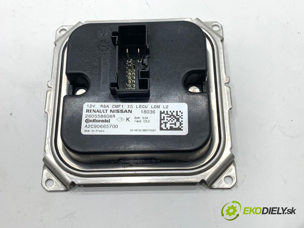 RENAULT CAPTUR I liftback 2018 81 kW 1.5 dCi 110 1461 Menič XENON 260558608R (Riadiaca jednotka xenónu)