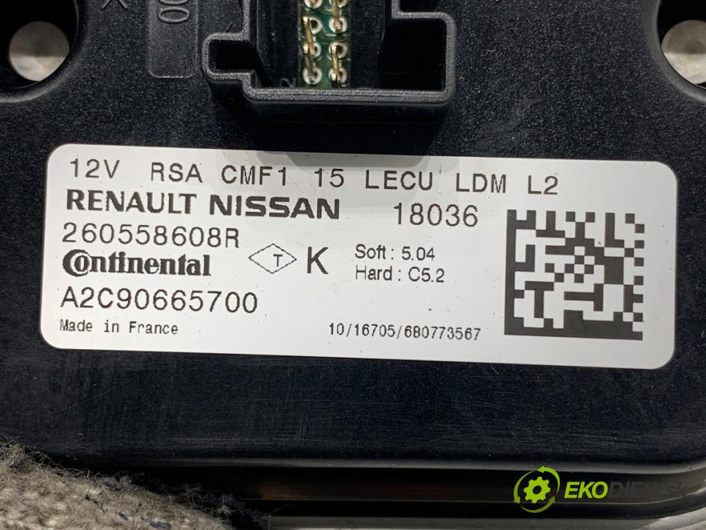 RENAULT CAPTUR I liftback 2018 81 kW 1.5 dCi 110 1461 Menič XENON 260558608R (Riadiaca jednotka xenónu)