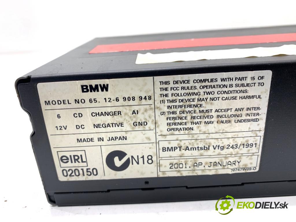 BMW E39 sedan 2001 125 kW 520 i 2171 Menič CD 6908948 (CD menič)