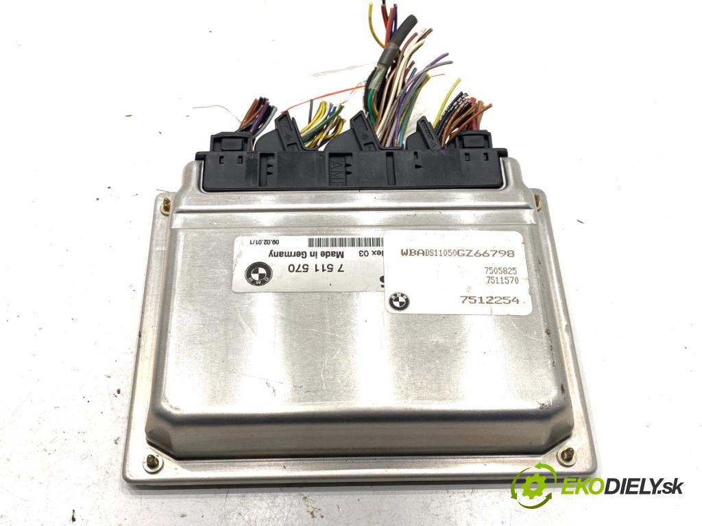 BMW E39 sedan 2001 125 kW 520 i 2171 riadiaca jednotka Motor 7511570 (Riadiaca jednotka)