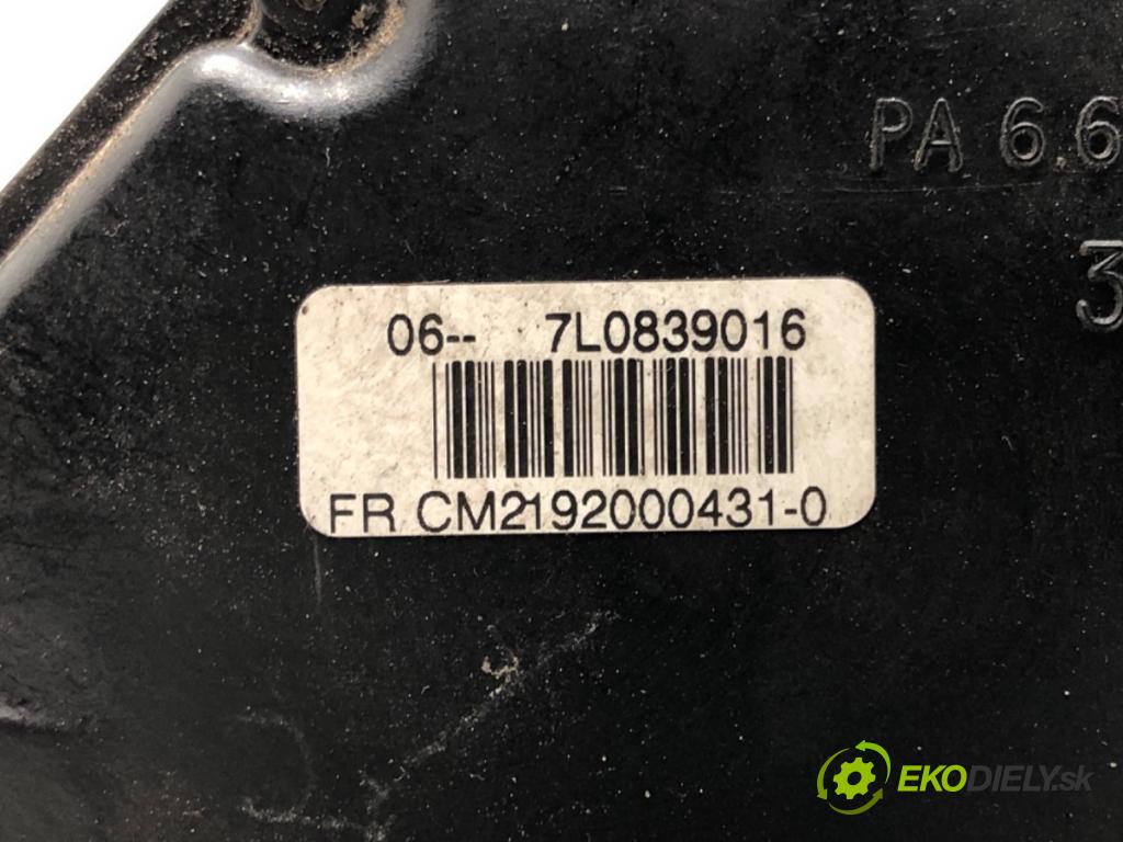 SEAT ALTEA nadwozie wielkoprzestrzenne (MPV) 2005 75 kW 1.6 1595 zámok dveře pravý zadní část 7L0839016