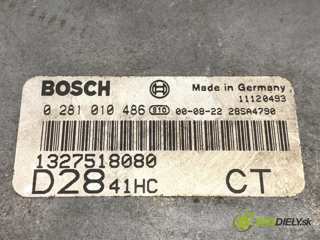 CITROEN JUMPER I Autobus 2000 63 kW 2.5 D 2446 riadiaca jednotka Motor 1327518080 (Riadiaca jednotka)