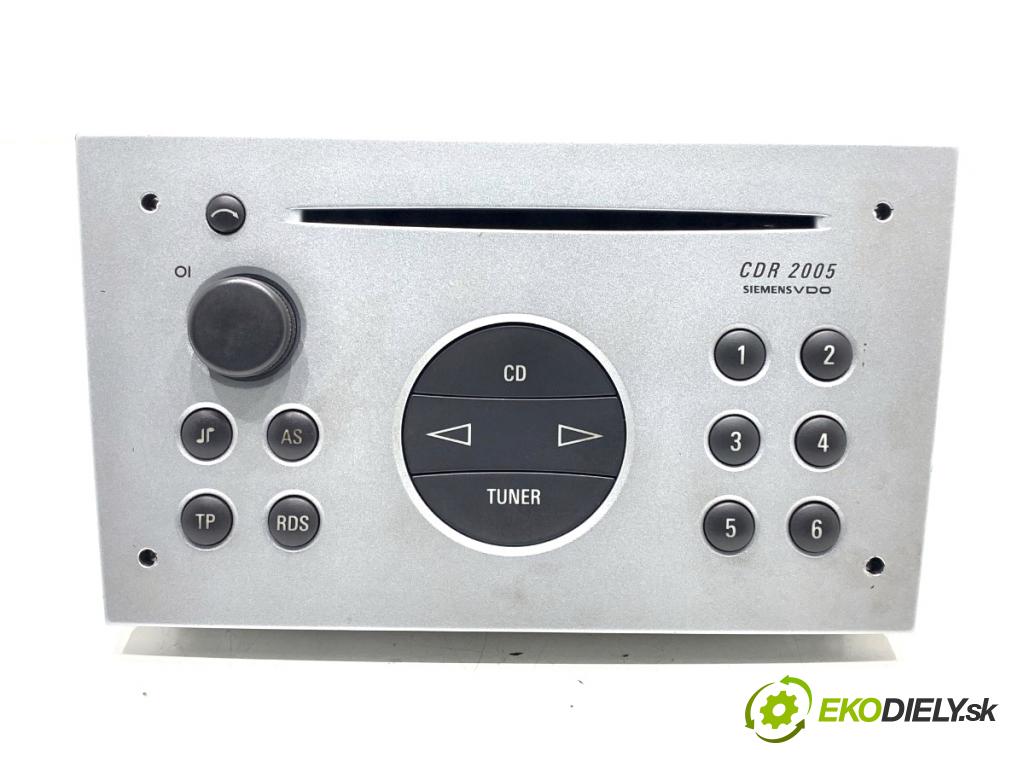 OPEL MERIVA A nadwozie wielkoprzestrzenne (MPV) 2004 92 kW 1.8 (E75) 1796 RADIO 13122932 (Audio zariadenie)