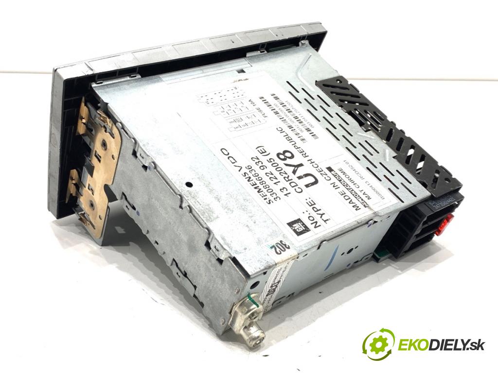 OPEL MERIVA A nadwozie wielkoprzestrzenne (MPV) 2004 92 kW 1.8 (E75) 1796 RADIO 13122932 (Audio zariadenie)