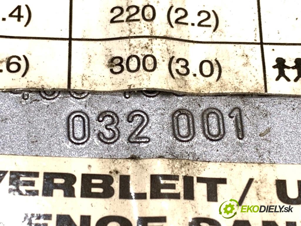 OPEL MERIVA A nadwozie wielkoprzestrzenne (MPV) 2004 92 kW 1.8 (E75) 1796 Dvierka nádrže paliva  (Kľučka dverí ostatné)