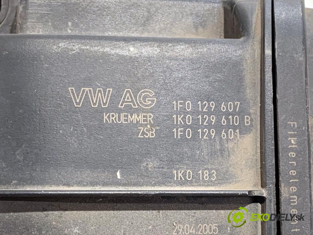 SEAT ALTEA nadwozie wielkoprzestrzenne (MPV) 2005 75 kW 1.6 1595 Obal filtra vzduchu 1F0129620C (Obal vzduchového filtra)