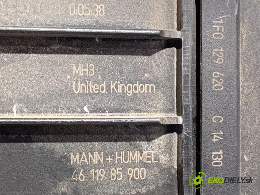 SEAT ALTEA nadwozie wielkoprzestrzenne (MPV) 2005 75 kW 1.6 1595 Obal filtra vzduchu 1F0129620C (Obal vzduchového filtra)