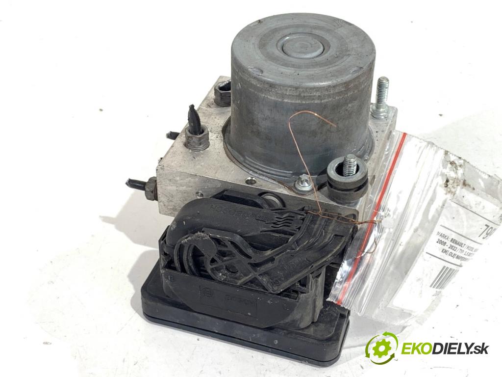 RENAULT KANGOO II nadwozie wielkoprzestrzenne (MPV) 2016 55 kW 1.5 dCi 75 (KW07, KW10, KW04) 1461 Pumpa ABS 476603174R (Pumpa ABS)