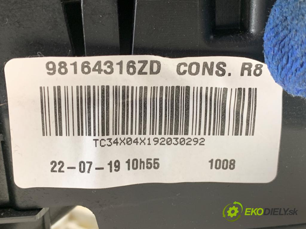 PEUGEOT 508 SW II Kombi 2019 96 kW 1.5 BlueHDi 130 1499 loketní opěrka 98164316ZD (Loketní opěrka)