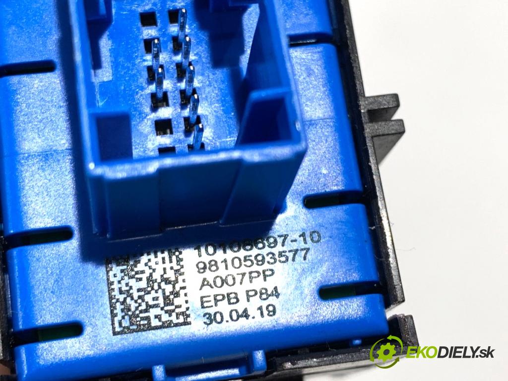 PEUGEOT 508 SW II Kombi 2019 96 kW 1.5 BlueHDi 130 1499 Spínač brzdy ručnej brzdy 9810593577 (Prepínacie páčky pod volantom)