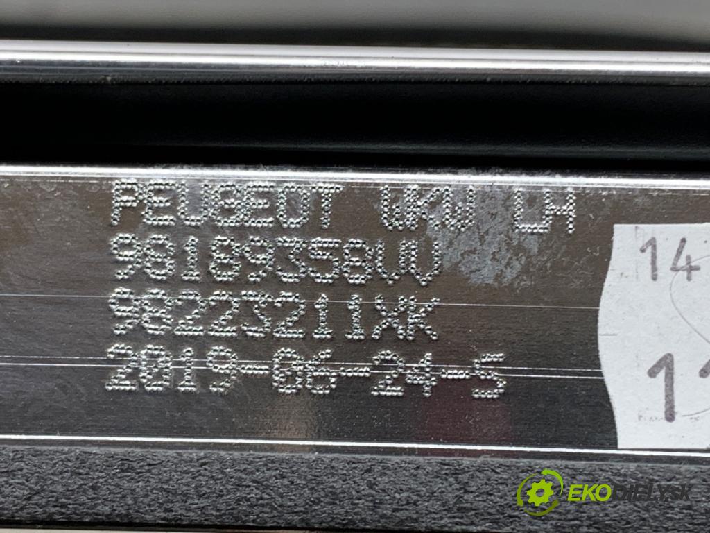 PEUGEOT 508 SW II Kombi 2019 96 kW 1.5 BlueHDi 130 1499 lišta střešní levá strana 98189358VV