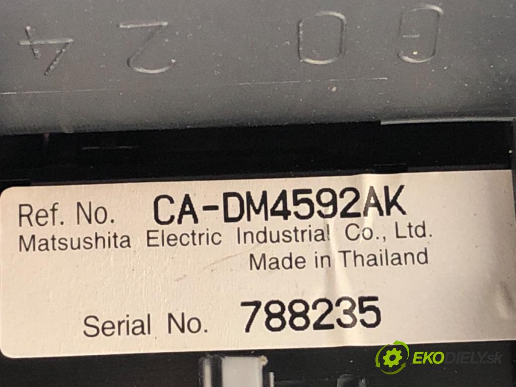 MAZDA 6 GY Kombi 2007 108 kW 2.0 (GYEW) 1999 Dislpej CA-DM4592AK (Prístrojová doska)