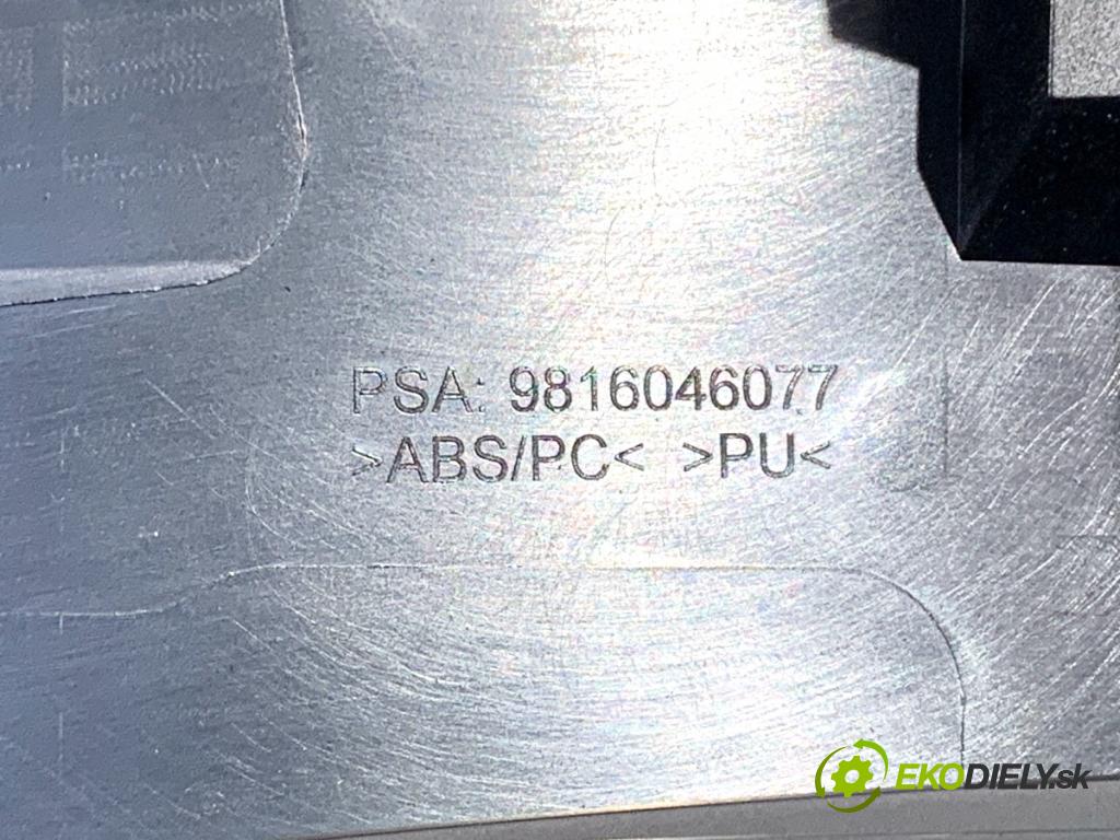 PEUGEOT 508 SW II Kombi 2019 96 kW 1.5 BlueHDi 130 1499 lišty kryt 9816046077 9816230677 (Lišta)