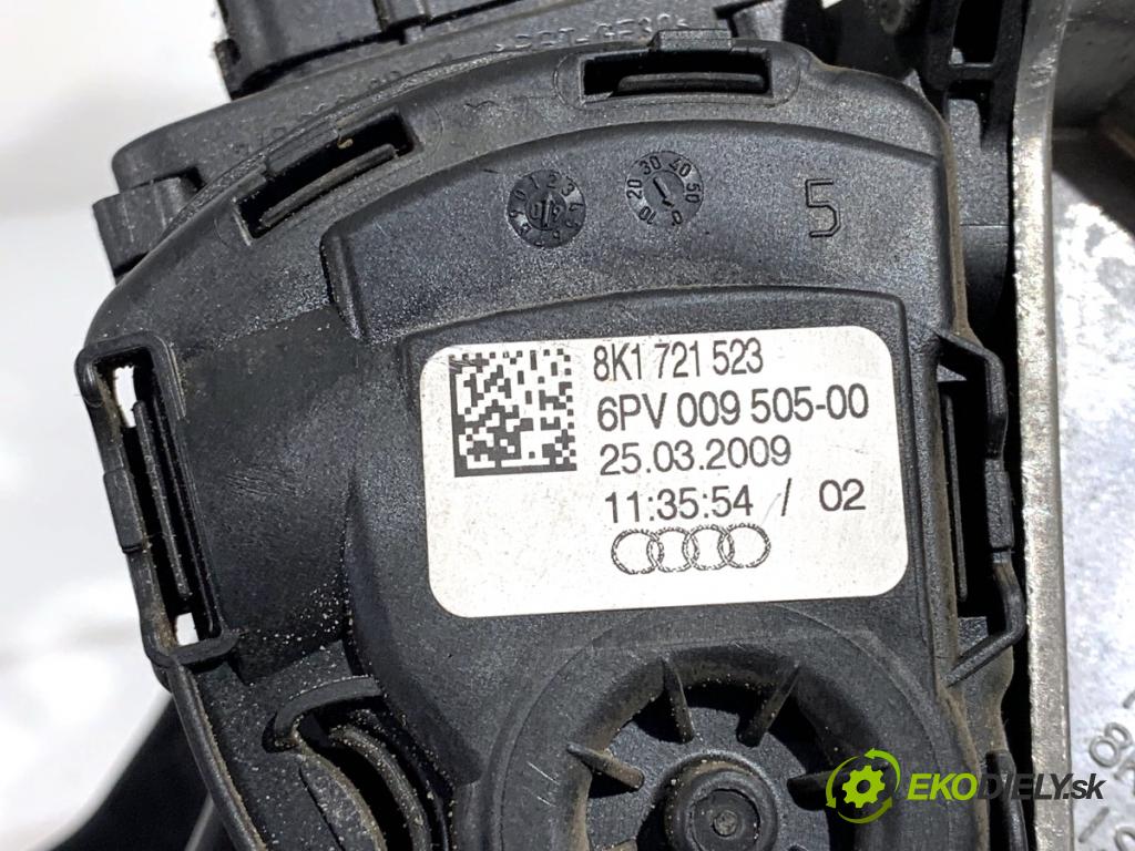 AUDI A4 B8 Kombi 2009 105 kW 2.0 TDI 1968 PEDÁL: manuálne 8K1721117 (Potenciometer plynového pedálu)