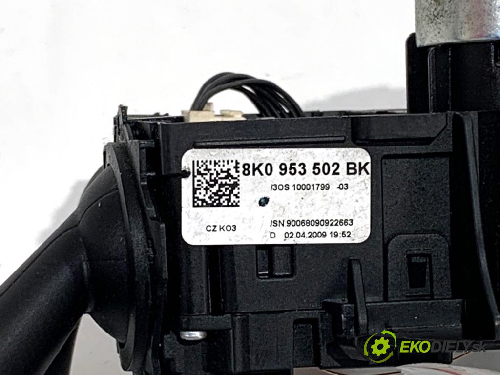 AUDI A4 B8 Kombi 2009 105 kW 2.0 TDI 1968 Prepínač kombinovaný 8K0953502BK (Prepínacie páčky pod volantom)