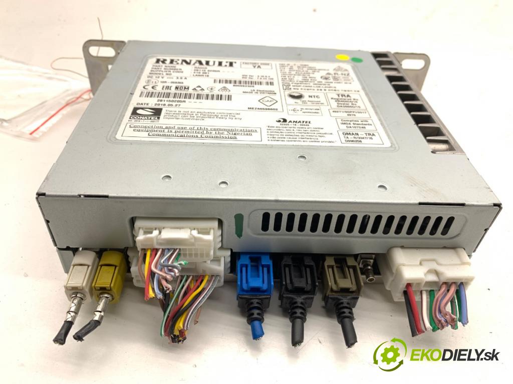 RENAULT GRAND SCENIC IV nadwozie wielkoprzestrzenne (MPV) 2018 103 kW 1.3 TCe 140 1332 RADIO 281150205R (Audio zařízení)