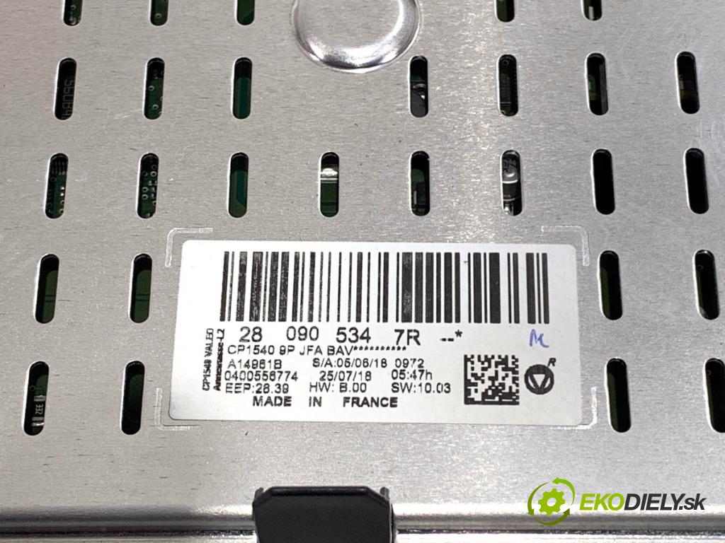 RENAULT GRAND SCENIC IV nadwozie wielkoprzestrzenne (MPV) 2018 103 kW 1.3 TCe 140 1332 Dislpej 280905347R (Prístrojová doska)