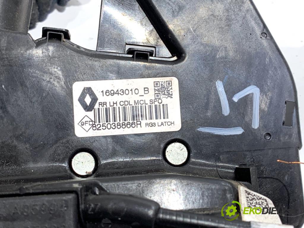 RENAULT GRAND SCENIC IV nadwozie wielkoprzestrzenne (MPV) 2018 103 kW 1.3 TCe 140 1332 zámok dveře levý zadní část 825038866R