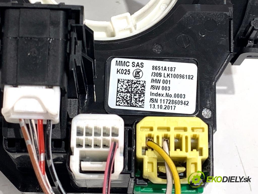 MITSUBISHI MIRAGE / SPACE STAR liftback 2018 52 kW 1.0 (A05A) 999 Krúžok, slimák airbag 8651A187 (Airbag)