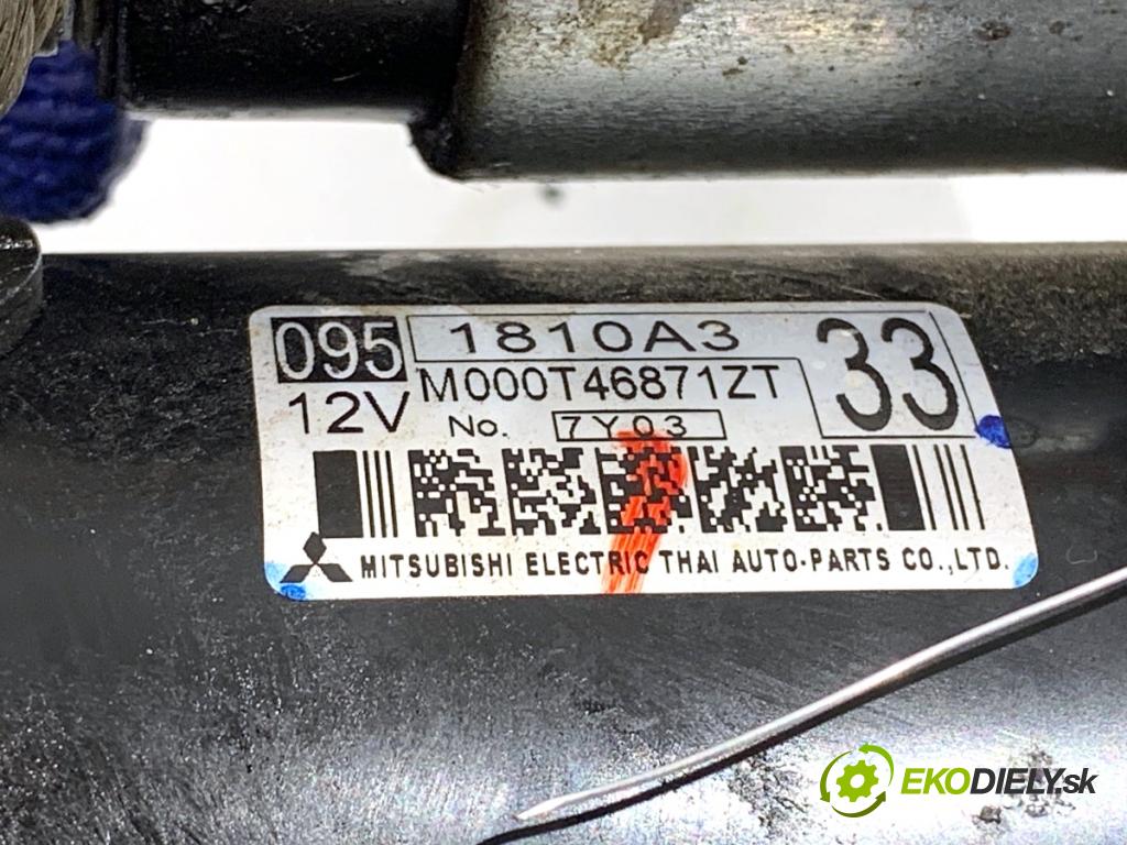 MITSUBISHI MIRAGE / SPACE STAR liftback 2018 52 kW 1.0 (A05A) 999 startér 1810A333 (Startér)