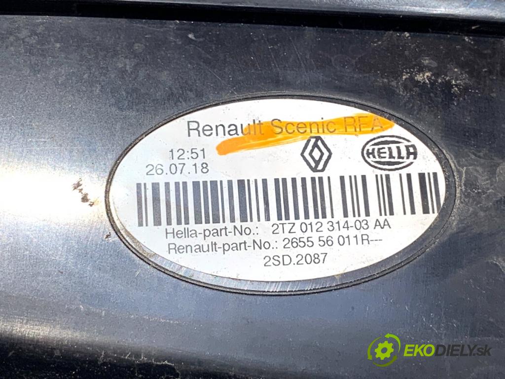 RENAULT GRAND SCENIC IV nadwozie wielkoprzestrzenne (MPV) 2018 103 kW 1.3 TCe 140 1332 Svetlo zad ľavá strana vnútorná  (Kľučka dverí ostatné)