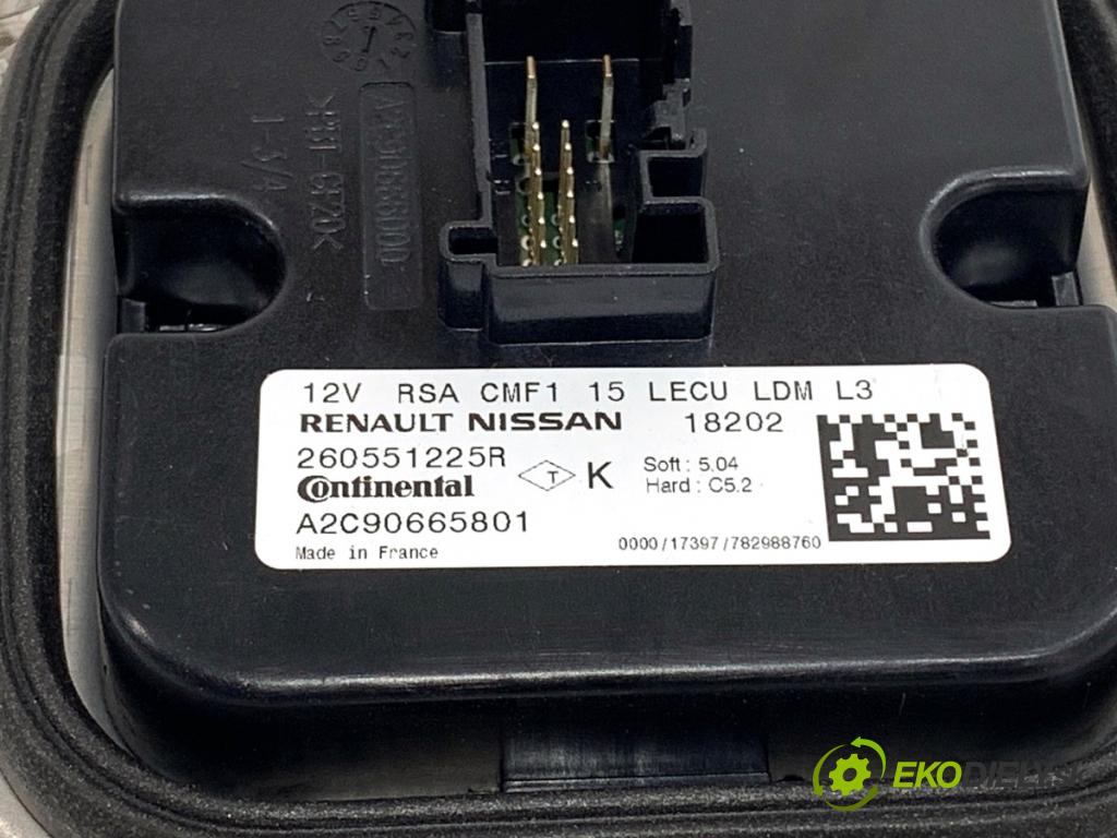 RENAULT GRAND SCENIC IV nadwozie wielkoprzestrzenne (MPV) 2018 103 kW 1.3 TCe 140 1332 Menič XENON 260551225R (Riadiaca jednotka xenónu)