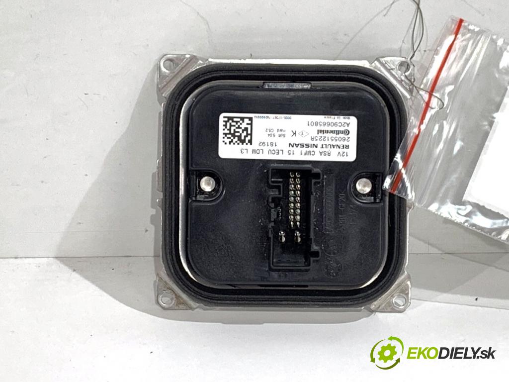 RENAULT GRAND SCENIC IV nadwozie wielkoprzestrzenne (MPV) 2018 103 kW 1.3 TCe 140 1332 Menič XENON 260551225R (Riadiaca jednotka xenónu)