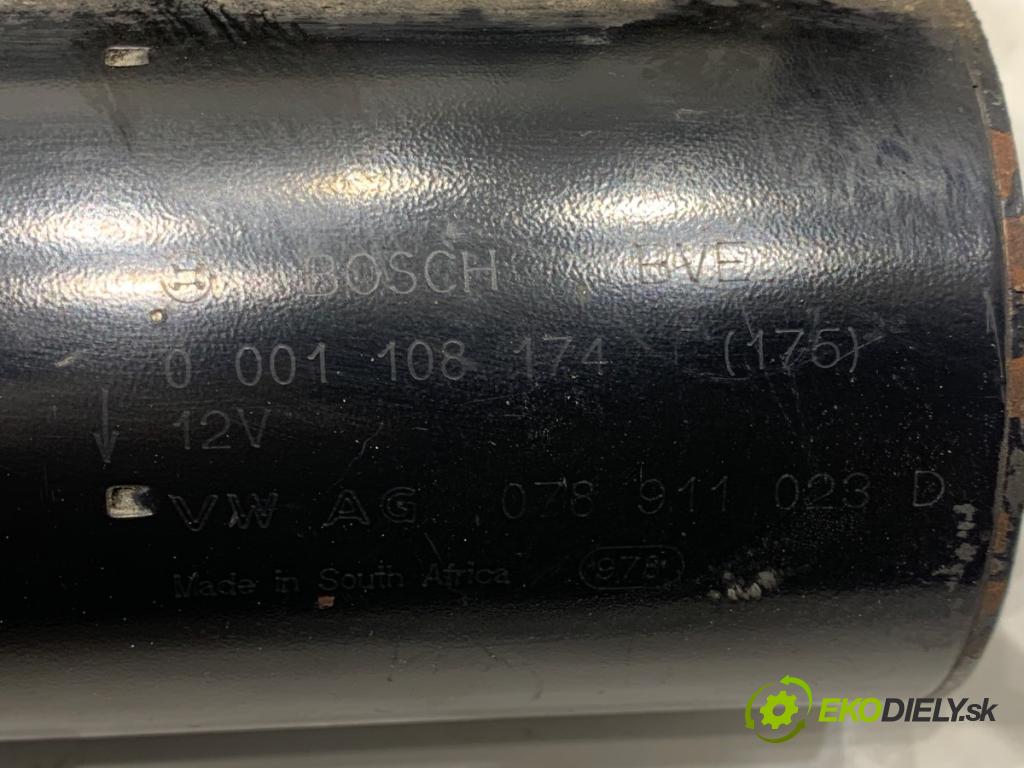 AUDI A4 B6 sedan 2003 125 kW 2.4 2393 startér 078911023D (Startér)